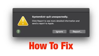 Quit Unexpectedly Mac Applications Fix [upl. by Anaerol364]