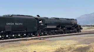 Union Pacific CEO Rides Big Boy 4014 on 72124 [upl. by Slade897]