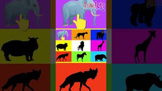 Elephant  African Animals  Educational Videos for Kids [upl. by Bowlds]