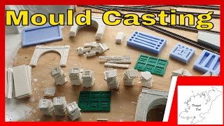 8 Scalecast and Linka Moulds Casting with Herculite No2 Plaster [upl. by Ferne]