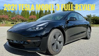 2021 Tesla Model 3 Standard Range In Depth Review [upl. by Losyram]