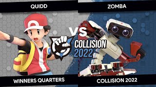 Collision 2022  Quidd Pokemon Trainer vs Zomba ROB  Top 16  Winners Quarters [upl. by Johnathon]