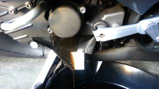 Buell 1125cr oil change filter trick [upl. by Dorej]