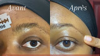 Comment épiler les sourcils sans se blesser mon secret ultime  astuces sourcils epilation [upl. by Isia]