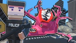 Slime Monster Attacks The Police  Tiny Town VR Gameplay  HTC Vive Game [upl. by Acnalb]