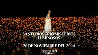 Santo Rosario de Hoy 28 de Noviembre  Misterios Luminosos [upl. by Netsirhk]