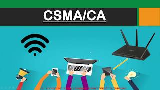 What is CSMACD and CSMACA  Animation video of CSMACD and CSMACA  Detail video in hindi [upl. by Savell]