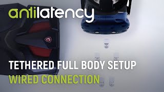 Wired Full Body Tracking with Tethered Headsets by Antilatency [upl. by Kass]