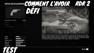 Le Revolver Dalgernon Localisation Red Dead Redemption 2 [upl. by Woodhouse]