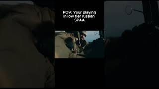 Low tier russian SPAA 💀 》WAR THUNDER capcut warthunder viralvideo fyp [upl. by Chipman]