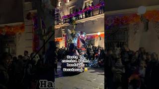 La catrina bailando banda en Zacatecas 🎺🥁🎷 zacatecas band [upl. by Scheld]