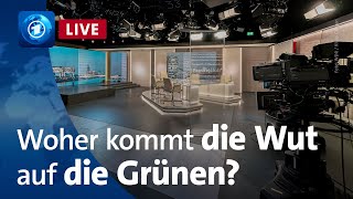 ARDPresseclub Woher kommt die Wut auf die Grünen [upl. by Garmaise]