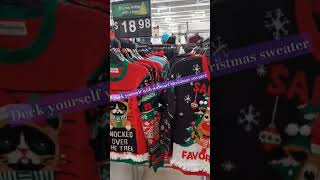 walmart christmas sweater new [upl. by Nilkoorb]