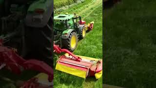 John Deere 6145R on the Pottinger doubles arimagery farming agriculture farmlife [upl. by Zobias]