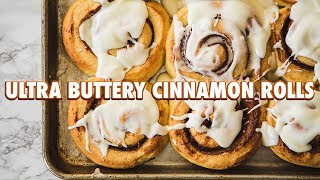 Homemade Buttery Brioche Cinnamon Rolls [upl. by Serle]