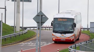 A Ride On Bus Éireann Scania Irizar Century SC278 on route 226 to Cork Parnell Bus Station [upl. by Sharlene]