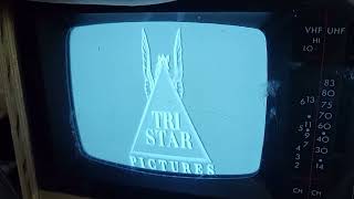 1984 and 1993 Tristar Logos on a 1984 TV [upl. by Edyaw]