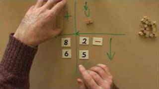 Subtraction with Blocks Part 1 [upl. by Lauryn589]