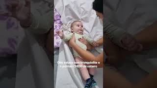 Fisioterapia respiratória em bebês bebe bronquiolite fisioterapia baby [upl. by Rehpotsyrk]