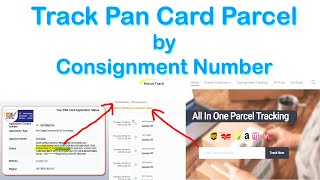 Pan card consignment number kaise track kare 2023  How to track pan card by consignment number 2023 [upl. by Armelda]