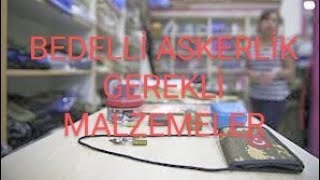 ISPARTA BEDELLİ ASKERLİK GEREKLİ MALZEMELERGÜNCEL ARALIK 2023 2024 [upl. by Goar]