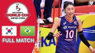 Korea 🆚 Brazil  Full Match  Women’s Volleyball World Cup 2019 [upl. by Nnylrebma]