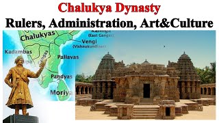 PLSHistory L24 South Indian Dynasties Chalukya Dynasty Administration and art amp culture [upl. by Anelys]