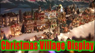 Amazing Christmas Village Setup TimeLapse [upl. by Suoiradal]