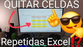 👩👩❌ Como QUITAR DATOS DUPLICADOS en EXCEL FÁCIL y RÁPIDO [upl. by Prochoras899]