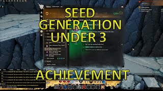 GW2  Seed Generation Under 3 Achievement SAB World 3 [upl. by Dehlia]