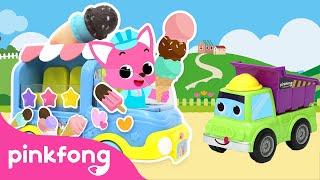 Camión de Helados de Pinkfong🍦 Villa de Autos  Pinkfong Cuentos Infantiles [upl. by Benildas959]