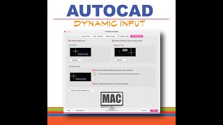 AutoCAD Mac Dynamic Input [upl. by Lacey]