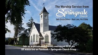 Springvale Church Sermon for 10 27 2024 [upl. by Naillik274]