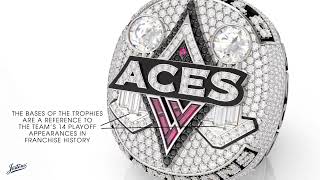 Behind the Design The Las Vegas Aces 2023 WNBA Championship Ring [upl. by Eelrac910]