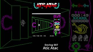 Atic Atac Dev Log 007 zxspectrum retrogaming ultimate coding programming [upl. by Lyrradal57]