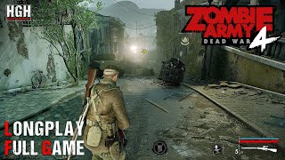 Zombie Army 4 Dead War  Full Game  Hard Mode  Longplay Walkthrough Gameplay No Commentary [upl. by Corabelle]