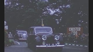 Queen at Ledsham station little Sutton 1957 [upl. by Nancy]