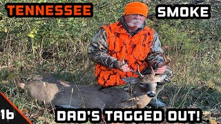 DADS TAGGED OUT IN TENNESSEE Deer hunting with a muzzleloader [upl. by Eniawed]