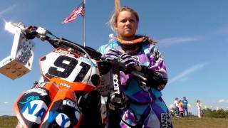 RIDER PROFILE Jessica Litherland  MXPTV Midwest Tour [upl. by Fesuy919]