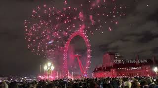 London New Year Fireworks 2023 [upl. by Manheim]