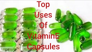 Top 3 uses of vitamin E capsules  Benefits for skin face and hair [upl. by Ahsieyk]