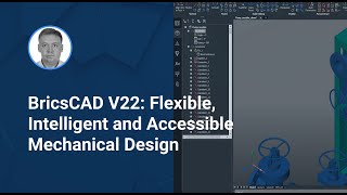 BricsCAD V22 Mechanical Intelligent Design [upl. by Novyar400]