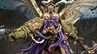 How to paint Mortarion No Airbrush [upl. by Lody969]