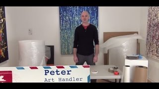 How to Safely Pack Paintings for Shipping [upl. by Lerim]