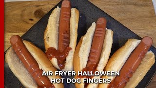 Air Fryer Halloween Hot Dog Fingers [upl. by Schargel92]