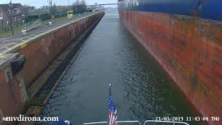 Kiel Canal Baltic Sea Lock MV Dirona Channel [upl. by Melda326]