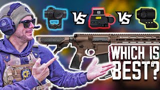 AR15 Setup  Holographic Sight vs Red Dot Sight vs Prism Optic [upl. by Eigriv395]