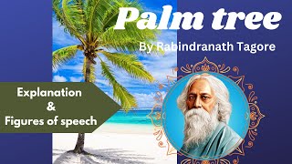 Palm tree by Rabindranath Tagore  explanation  figures of speech [upl. by Alegna523]