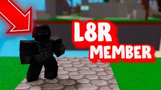 Playing with L8R Clan Member Will I GET INTO L8R CLan  EP5 Roblox Bedwars [upl. by Naillimxam]