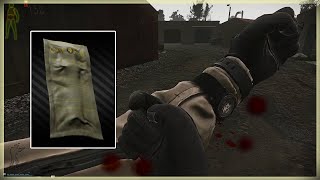 CALOKB HEMOSTATIC APPLICATOR HEALING ANIMATION IN ESCAPE FROM TARKOV EFT  1212 [upl. by Tyler]